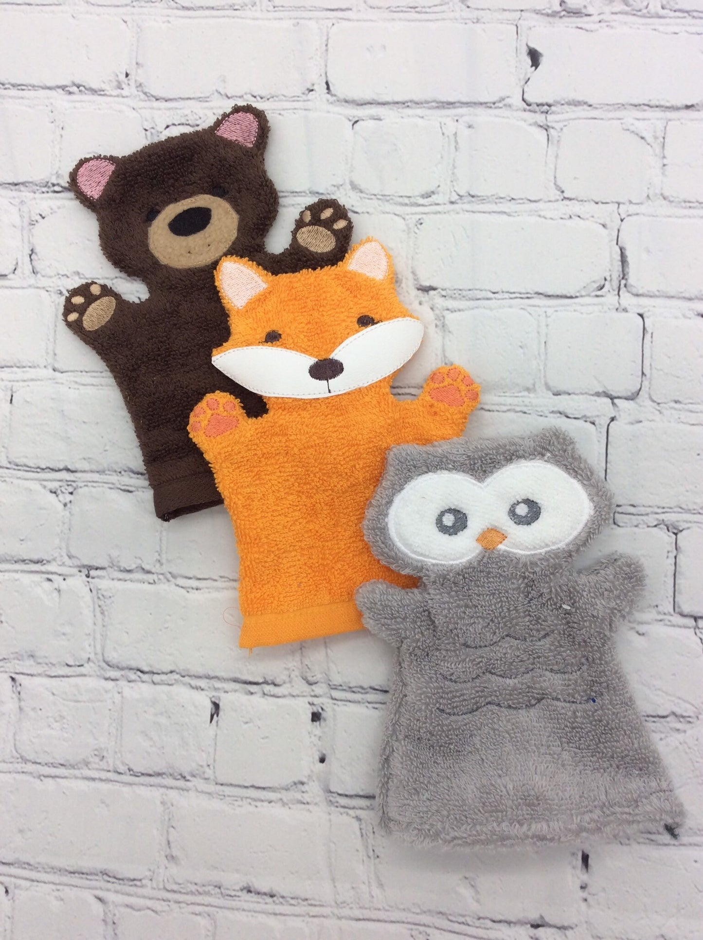Bear Kids Bath Mitt - Personalization available
