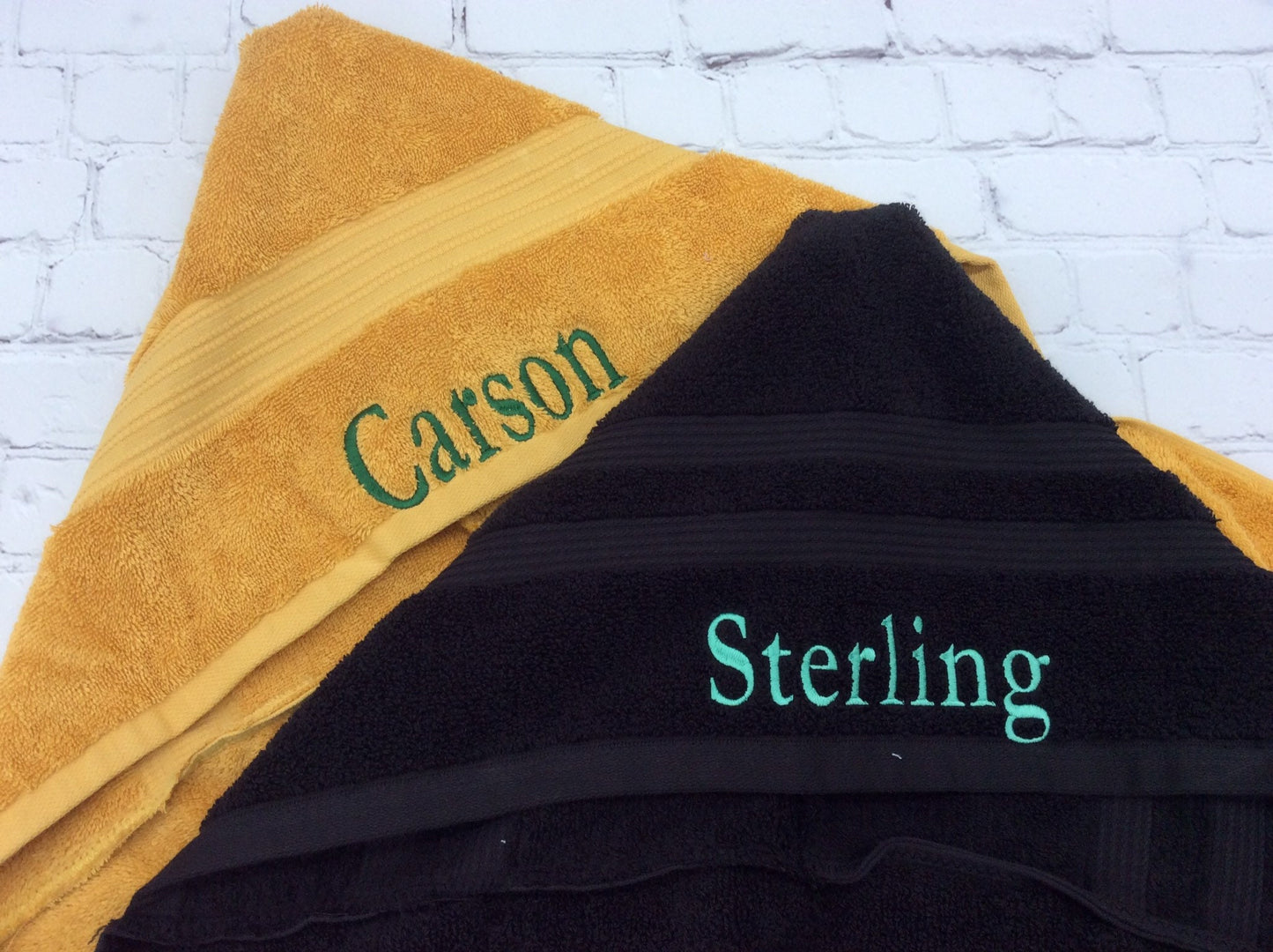 Monogrammed Hooded Towel - Unique Baby Shower Gift, Personalized Birthday Present - Infant Toddler and Kids Customizable Sizes and Colors